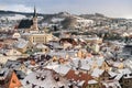 Krumlov town view, Czech republic